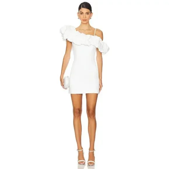 Elliatt Amelie Mini Party Dress wedding bride bridal white size XS - Picture 14 of 15